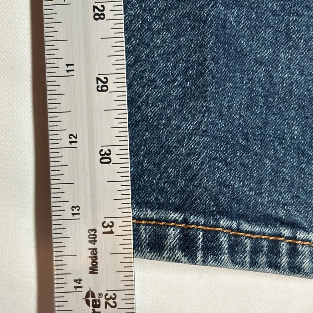 Levi's 505 Regular Fit Jeans Mens 33x32 Blue Straight Leg Denim Pants